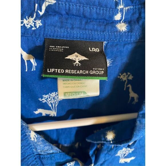 LRG Safari Print Button Up - Picture 3 of 6